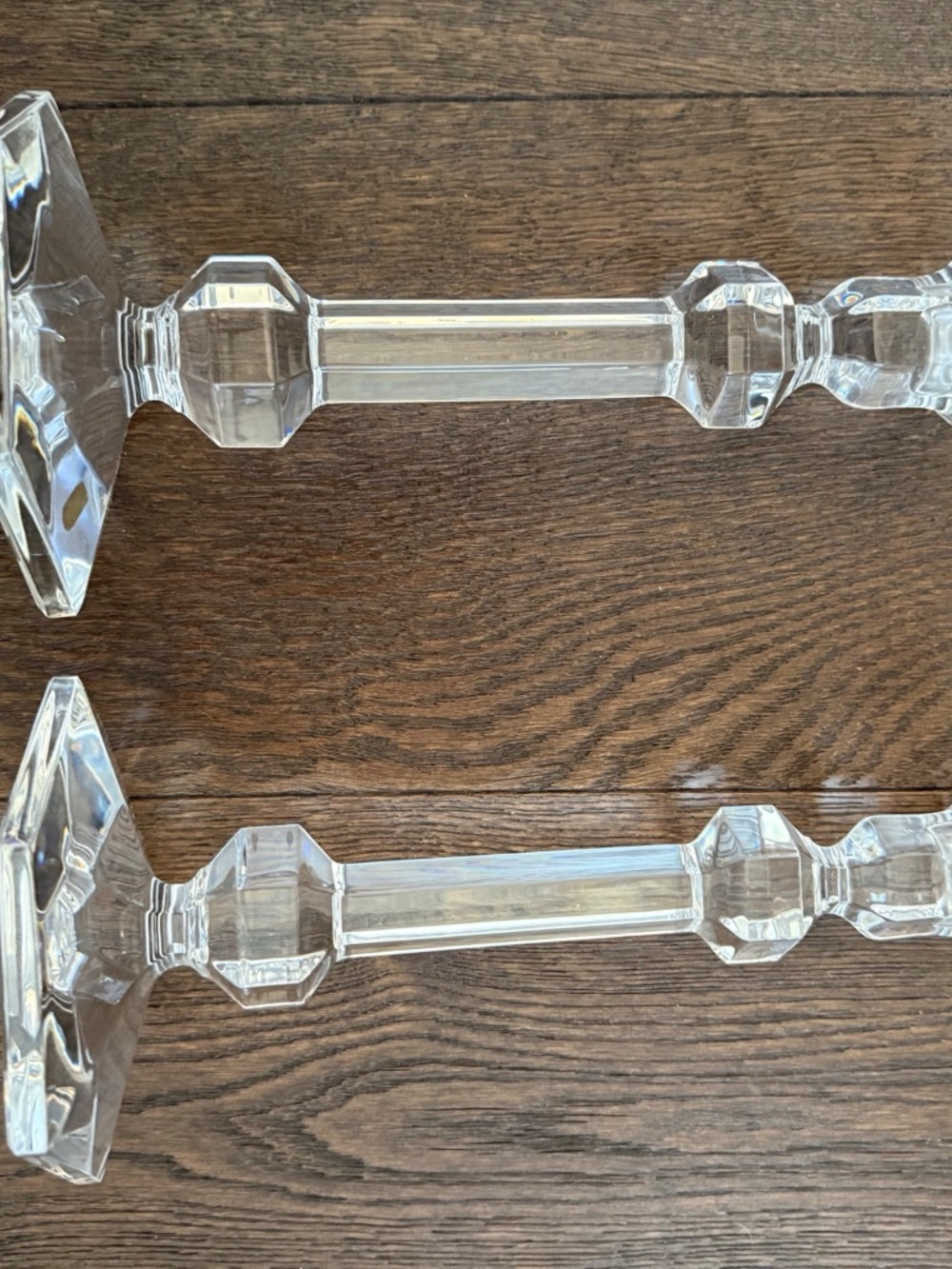 FLASH SALE TODAY Val St. Lambert Crystal Candlesticks – Set of 2 - Picture 6 of 8